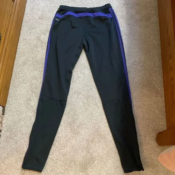 Adidas Climacool Joggers Black and Purple Size S US - Picture 2 of 4